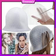 Silicone Dye Hat Tint Cap Reusable Hair Colouring Highlighting Dye Cap Salon Barber Styling Tools
