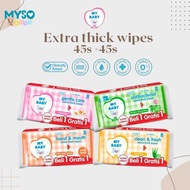 My Baby extra thick wipes 45s+45s B1G1 Extra soft baby wipes