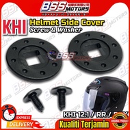 KHI Helmet Side Cover Screw & Washer XDOT G518 LASER Ranger MVSTAR MV Sport LTD Advent KHI SGV CRUIS
