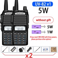 วิทยุติดรถ BAOFENG สอง Op008 V2 UV-82วิทยุสื่อสารสองย่านความถี่สูง10W สองทางอัพเกรดวิทยุระยะไกล UV-1