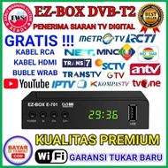 EZ-BOX SET TOP BOX DVB-T2 PENERIMA SIARAN TELEVISI DIGITAL YOUTUBE WIF