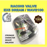 EX5 VALVE RACING 24MM 28MM RACING VALVE EX5 DREAM 24MM&28MM WAVE 100 VALVE RACING 24 MM & 28 MM EX5 
