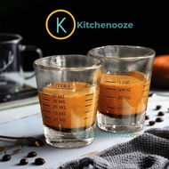 Espresso Shot Glass | Espresso Coffee Measuring Cup | Mini Sloki Wine