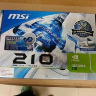 全新盒裝 MSI 微星 N210 顯示卡 1G DDR3 原廠保固三年 自取890