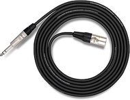 Hosa Pro HSX-001.5 Balanced Interconnect, REAN 1/4 Inches TRS to XLR3 Meter, 1.5 Feet