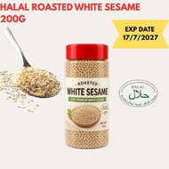 Roasted White Sesame 200g Biji Bijan Putih Panggang Sesame Seeds Bijan Putih 熟白芝麻