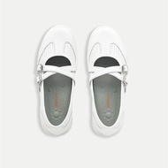 Sunnystep - Dream Strappy Mary Jane - White - Elegant Comfort Mary Jane Flats