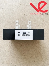 DIODA KIPROK 100A 1200V + HEATSINK DIODA BRIDGE 10 AMPERE 1200 VOLT DIODA KOTAK 4 KAKI