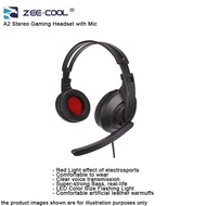 ZEE-COOL A2 Stereo Gaming Headset Virtual Surround Bass Gaming Earphone Headphone with Mic for PC Ga