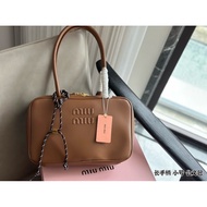 Best Sellers❤ Business Tote Bag New P240 Size: 29 18cm Small Size Miumiu Bowling/Briefcase/Pair Fabr