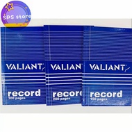 valiant record book 300pages/200 pages/150 pages SPS COD