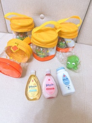 JOHNSON‘S BABY護理套裝 🧴 潤膚露 洗髮沐浴露 爽身粉 沖涼青蛙膠公仔 🐸 強生嬰兒兒童便攜旅行裝 Wash & Shampoo Baby Infant Kids Body Lotion
