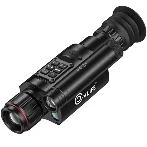 CVLIFE Smart Night Vision Rifle Scope Laser Rangefinder Ballistic Calculator Record Wi-Fi High-Defin