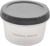 Wilmax T12186 Enbalance Round Container, S, 8.5 fl oz (250 ml), Gray