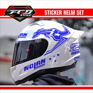 Helmet Sticker - NOLAN STONER Sticker CUTTING SET For Helmet
