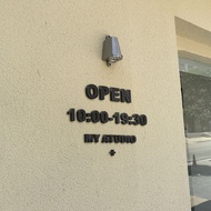 3d Three-Dimensional Acrylic Font Letter Wall Sticker Beauty Salon Clothing Store Name Operation Tim