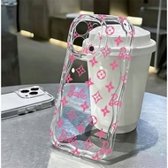 For IPhone 17 16 11 Pro 13 15 7Plus Pro Max 8 6 6s XR XS Monogram Kitty Clear Case