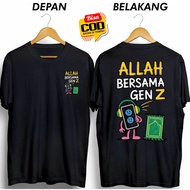 MEN'S DISTRO T-SHIRT ALLAH WITH GEN Z
