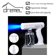 DREMEL 800ml Rechargeable Nano Spray Gun Wireless Blu-ray Atomizing Disinfection Gun