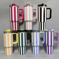 Hot Stanley Same Style Thermos Cup 4Ooz Stanley Vertical Stripe Mini Ice Master Cup