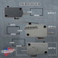 2PIN / 3PIN MICRO SWITCH / CONTACT SWITCH / TOUCH SWITCH / LIMIT SWITCH - KW7-1 / KW11-7 / KW-7-0