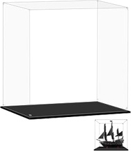 Display Case for Lego 10365 Captain Jack Sparrow's Pirate Ship, 27.55x11.81x27.55inches (70x30x70cm)