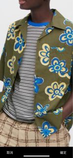 UNIQLO x MARNI 寬版開領襯衫 尺寸M