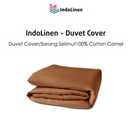 IndoLinen - Duvet Cover - 100% Cotton Camel Hotel Blanket Cover