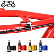 ☑✹✢  MUQZI 5pcs/Set Bicycle Hydraulic Brake Hose Holder MTB Road Bike Cable Guide Aluminum Alloy Line Hose Holder Wire Clips Clamp