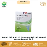 Sammora 21G Cupping Needles, 100 Pieces, Korean 21G Lancet Needles