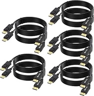 DisplayPort Cable 10ft 10-Pack,UKYEE Monitor Cable (Display Port) DP to Displayport 1.2 Cord 10 feet