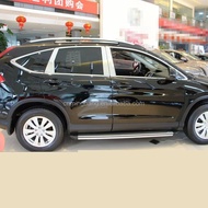 premium-High Quality Stainless Steel Window Middle Frame Trims for Honda CRV 2015 Auto Exterior Deco