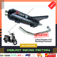 Knalpot Standar Racing Copy CMS by X-Fuerra Yamaha Mio M3 / Fino / Gear / Freego