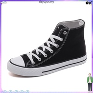 【DING DANG】READY STOCK Korean Style Fashion shoes Men Women Canvas High top casual student shoes Out