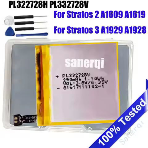 Smart Watch PL322728H PL332728V Battery for Huami Amazfit Stratos 2 A1609 A1619 / Stratos 3 A1929 A1