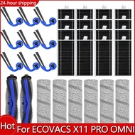 Compatible For ECOVACS DEEBOOT X11 OMNICYCLONE / X11 PRO OMNI Spare Parts Accessories Main Side Brus