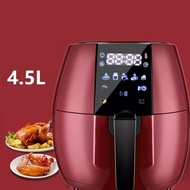 หม้อทอด Ozoopu- LED ( Air Fryer 4.5L-สีแดง) หม้อทอดไร้น้ำมัน ดีต่อสุขภาพ ทำอาหารได้หลากหลายเมนู