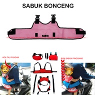 Sabuk Boncengan Anak di Motor Sepeda untuk depan belakang safety dijalan raya indonesia