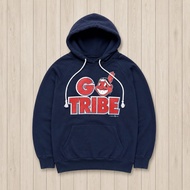 Mlb vintage Hoodie jacket Clevelland indians Navy Size: L Original
