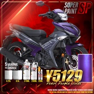 Y5129 Pearl Purple Violet | YAMAHA Y15ZR | 2K Paint DIY Cat Motor Aerosol Spray Cat Bancuh Touch Up