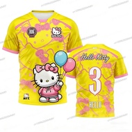 Hello Kitty Jersey Y2K Street Jersey Adult Summer Man Jersey Men Jersey Top Special Football Jersey 