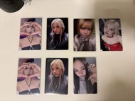 BLACKPINK Jennie Lisa Jisoo Rosé 官方小卡