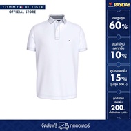 Tommy Hilfiger เสื้อโปโลผู้ชาย รุ่น MW0MW26881 YBR - สีขาว