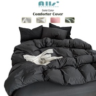 solid color Hotel Duvet Cover 纯色酒店被套 Sarung Duvet Hotel Hitam Single/Queen
