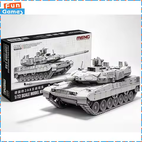 Original MENG 1/72 German Leopard 2A8 Main Battle Tank Military Assembly Kit 72-012 Modern Vehicle S