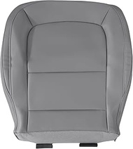Mievlyo Driver Side Bottom Replacement Leather Seat Cover Gray #H2U or H0U Compatible with Chevy Col
