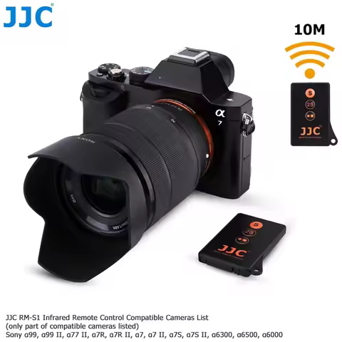 JJC RMT-DSLR1 RMT-DSLR2 Remote Control Trigger Video Command for Sony A7SIII A7III A7RIII A7RIV A7RI