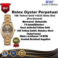 Rolex Oyster Perpetual 14233 Slate Dial (Pre-Owned)