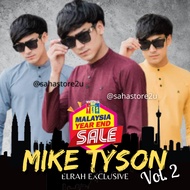 Kurta Mike Tyson Vol2 Elrah Exclusive BAJU RAYA Mulberry Light Blue Pastel Yellow Maroon Navy Mustar