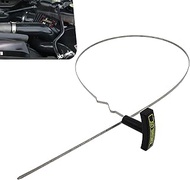 MOXRUQ Engine Oil Dipstick, OE #F81Z-6750-DA Oil Level Dipstick Indicator, 7.3L D-iesel Stainless St